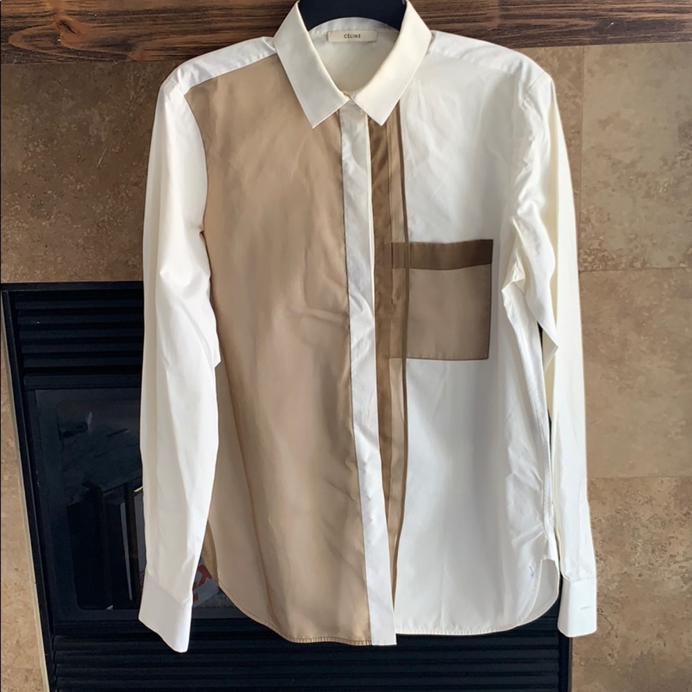 Celine button down shirt